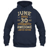30 Years Awesome Vintage June 1995 30th Birthday Shirt & Hoodie | teecentury