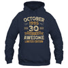 30 Years Awesome Vintage October 1995 30th Birthday Shirt & Hoodie | teecentury
