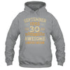 30 Years Awesome Vintage September 1995 30th Birthday Shirt & Hoodie | teecentury