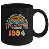 30 Years Old Awesome Since January 1994 30th Birthday Groovy Mug | teecentury