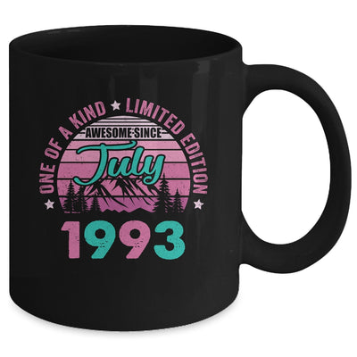 30 Years Old Awesome Since July 1993 30th Birthday Women Mug | teecentury