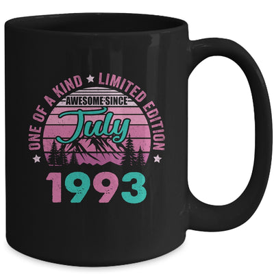 30 Years Old Awesome Since July 1993 30th Birthday Women Mug | teecentury