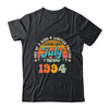 30 Years Old Awesome Since July 1994 30th Birthday Groovy Shirt & Tank Top | teecentury