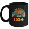 30 Years Old Awesome Since March 1994 30th Birthday Groovy Mug | teecentury