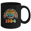 30 Years Old Awesome Since May 1994 30th Birthday Groovy Mug | teecentury