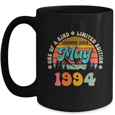 30 Years Old Awesome Since May 1994 30th Birthday Groovy Mug | teecentury