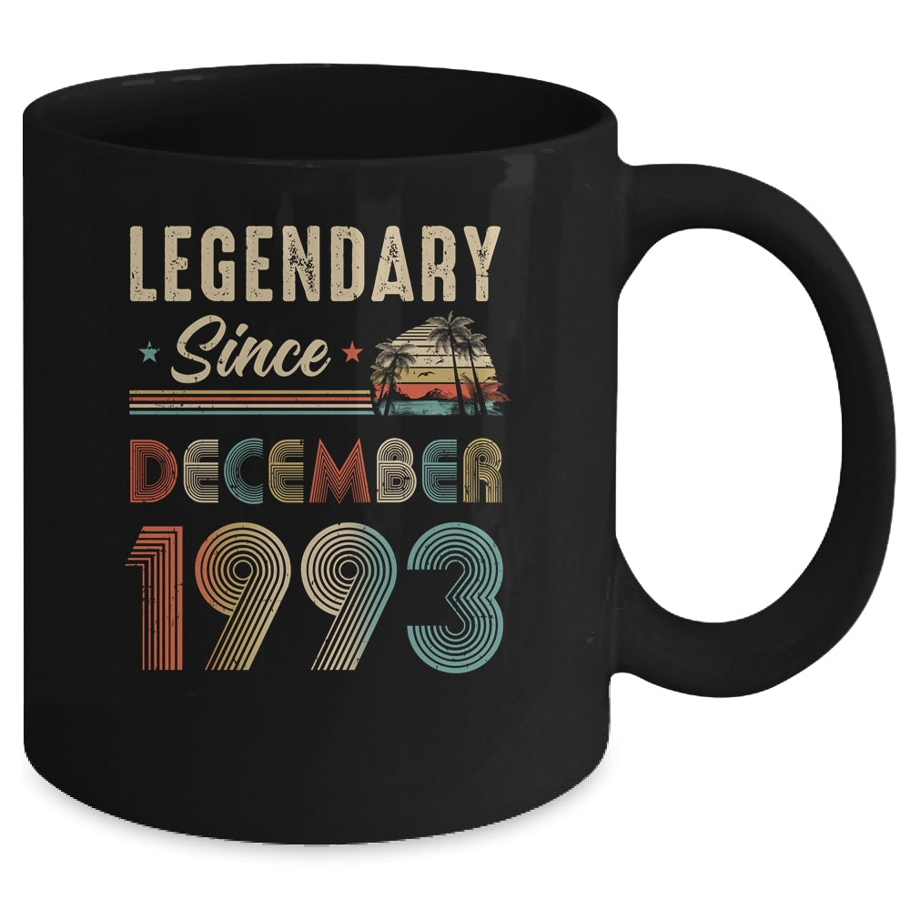 30 Years Old Legendary Since December 1993 30th Birthday Mug | teecentury