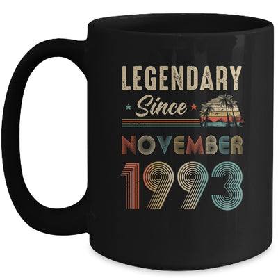 30 Years Old Legendary Since November 1993 30th Birthday Mug | teecentury