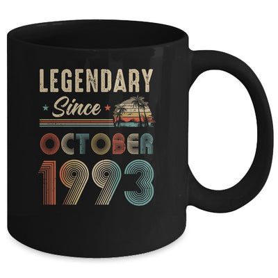 30 Years Old Legendary Since October 1993 30th Birthday Mug | teecentury