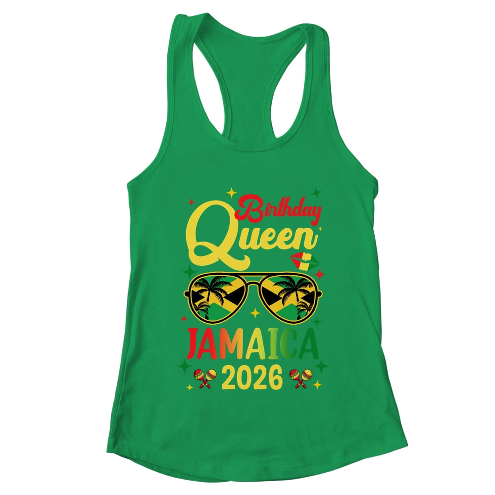 30th 20th Birthday Queen Jamaica Vacation Party 2026 Shirt & Tank Top | teecentury