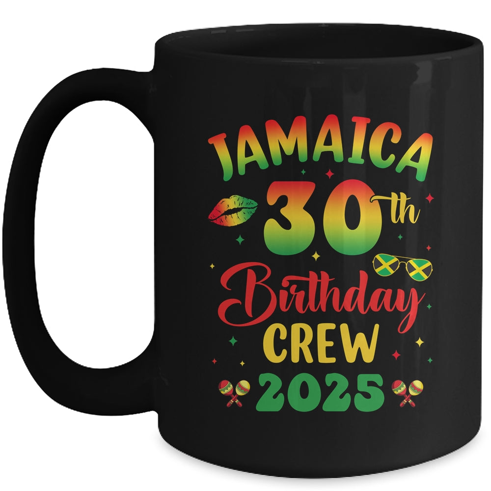 30th Birthday Girl Jamaica Birthday Crew Matching Group 2025 Mug | teecentury