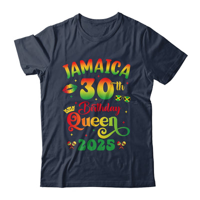 30th Birthday Queen Jamaica Girl Matching Party 2025 Shirt & Hoodie | teecentury