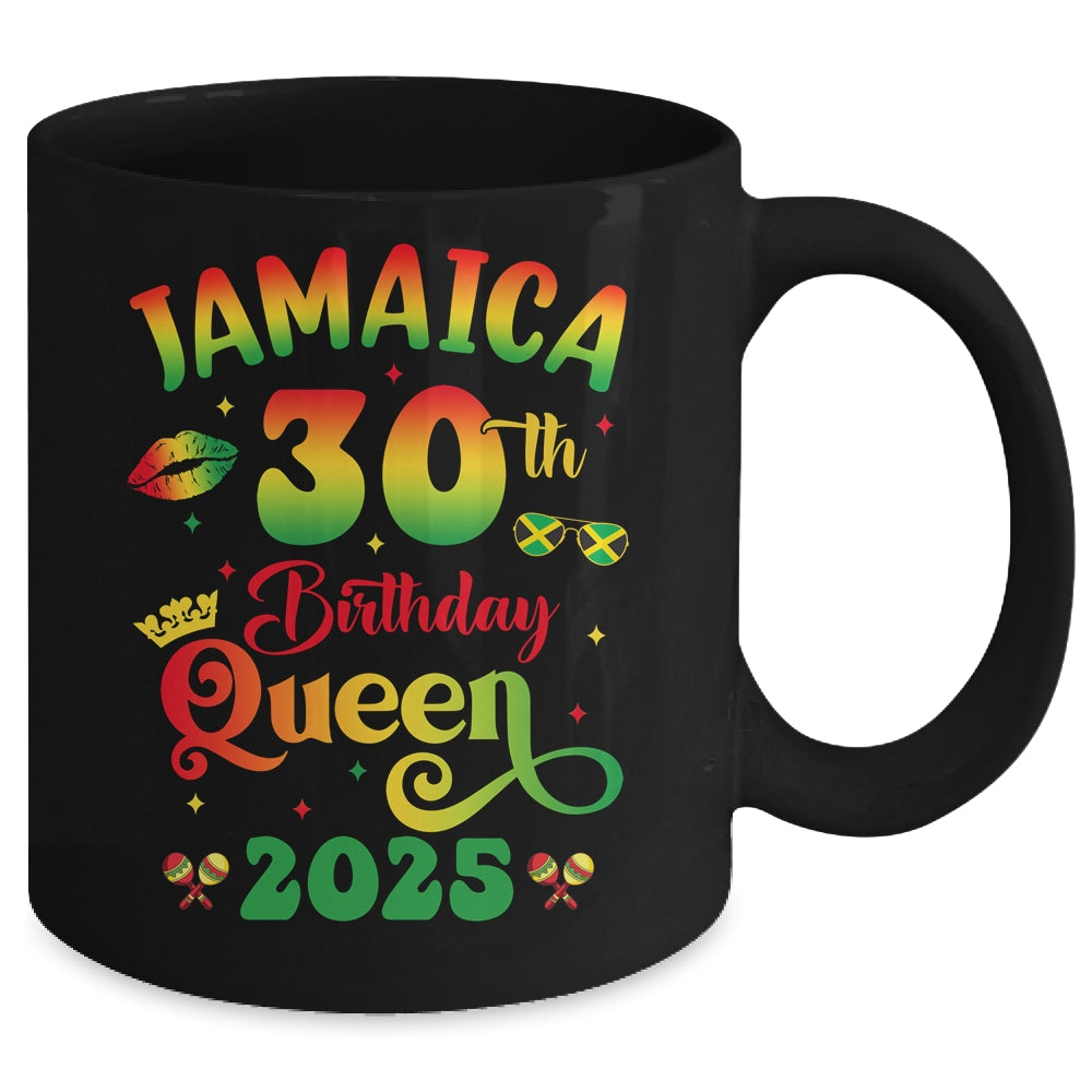 30th Birthday Queen Jamaica Girl Matching Party 2025 Mug | teecentury