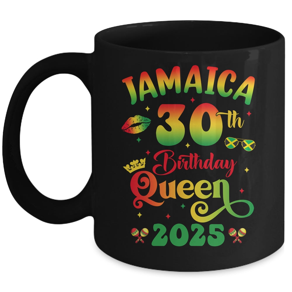 30th Birthday Queen Jamaica Girl Matching Party 2025 Mug | teecentury