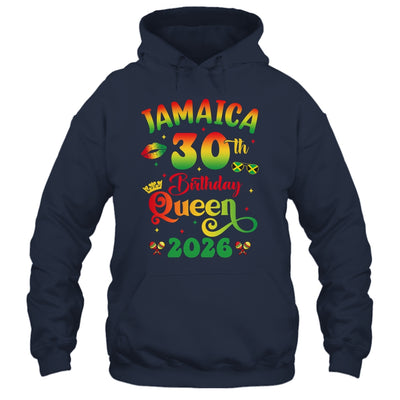 30th Birthday Queen Jamaica Girl Matching Party 2026 Shirt & Tank Top | teecentury