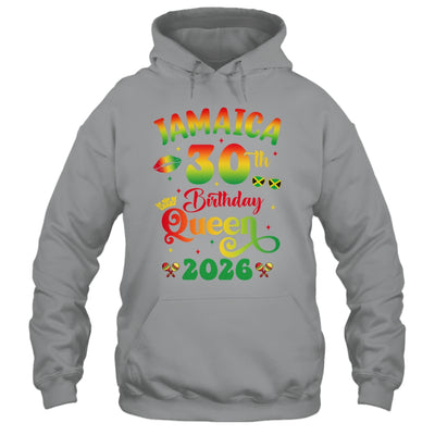 30th Birthday Queen Jamaica Girl Matching Party 2026 Shirt & Tank Top | teecentury