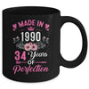 34 Birthday Decorations Women Female 34th 1990 Birthday Mug | teecentury