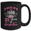 35 Birthday Decorations Women Female 35th 1989 Birthday Mug | teecentury