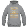 35 Years Awesome Vintage December 1990 35th Birthday Shirt & Hoodie | teecentury