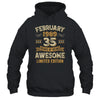 35 Years Awesome Vintage February 1989 35th Birthday Shirt & Hoodie | teecentury