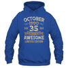 35 Years Awesome Vintage October 1990 35th Birthday Shirt & Hoodie | teecentury