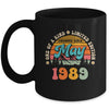 35 Years Old Awesome Since May 1989 35th Birthday Groovy Mug | teecentury