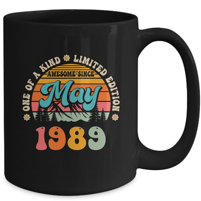 35 Years Old Awesome Since May 1989 35th Birthday Groovy Mug | teecentury