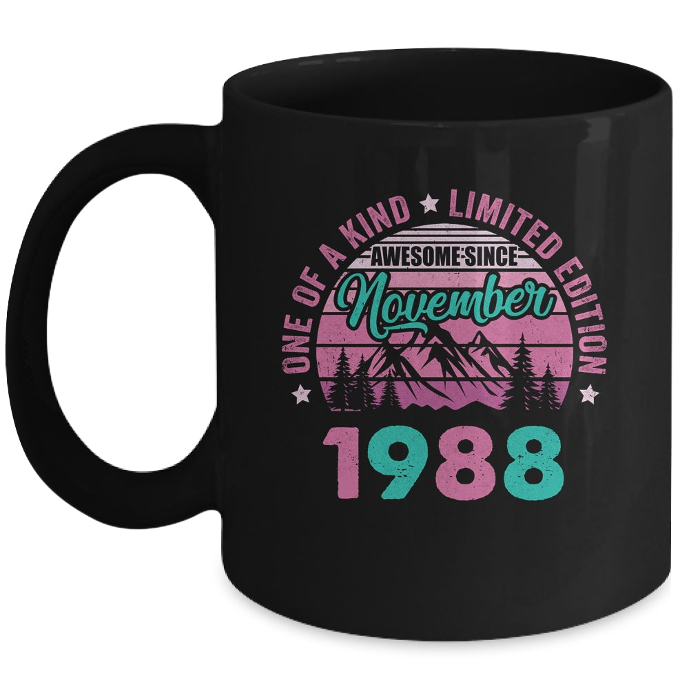 35 Years Old Awesome Since November 1988 35th Birthday Women Mug | teecentury