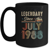 35 Years Old Legendary Since July 1988 35th Birthday Mug | teecentury