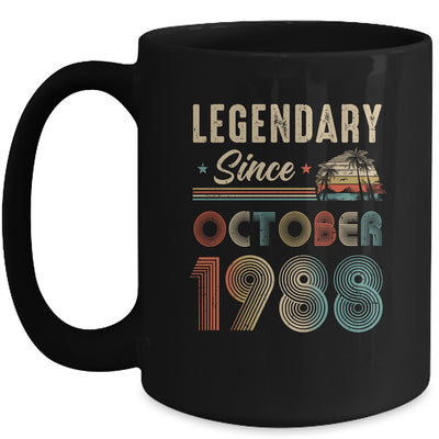 35 Years Old Legendary Since October 1988 35th Birthday Mug | teecentury