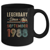 35 Years Old Legendary Since September 1988 35th Birthday Mug | teecentury