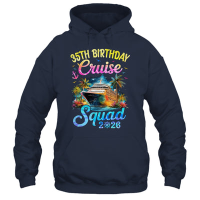35th Birthday Cruise Squad 2026 Cruising Party Vacation Shirt & Tank Top | teecentury