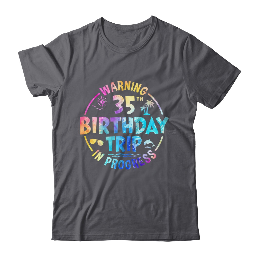 35th Birthday Trip Men Women Family 35 Years Old Birthday Shirt & Tank Top | teecentury