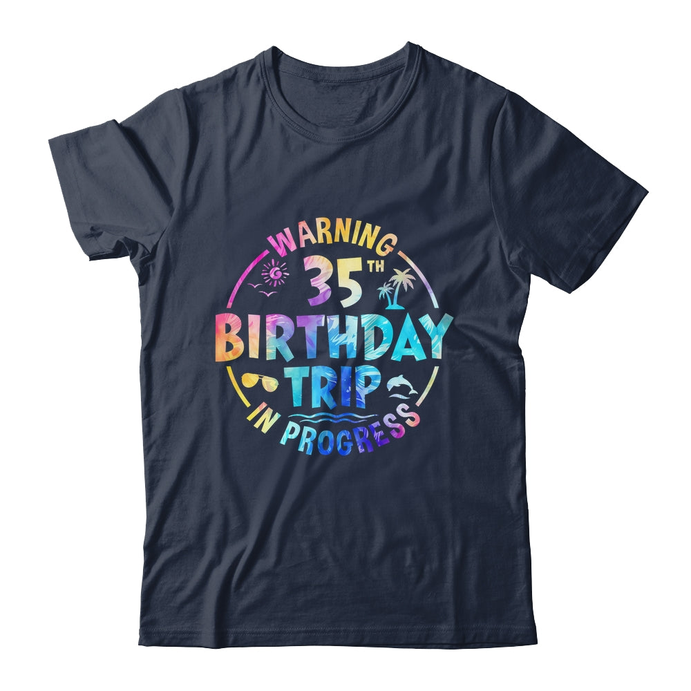 35th Birthday Trip Men Women Family 35 Years Old Birthday Shirt & Tank Top | teecentury