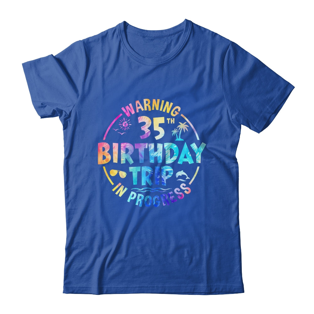 35th Birthday Trip Men Women Family 35 Years Old Birthday Shirt & Tank Top | teecentury