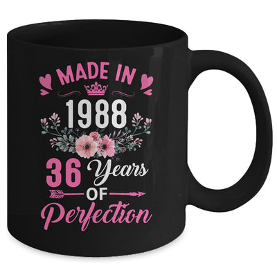 36 Birthday Decorations Women Female 36th 1988 Birthday Mug | teecentury