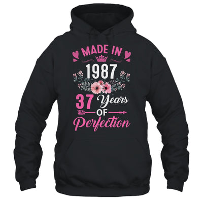 37 Birthday Decorations Women Female 37th 1987 Birthday Shirt & Tank Top | teecentury