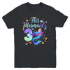 3 Year Old This Mermaid Is 3rd Birthday Girl Daughter Party Youth Shirt | teecentury