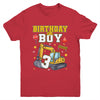 3rd Birthday Boy 3 Years Old Excavator Three Decorations Youth Shirt | teecentury