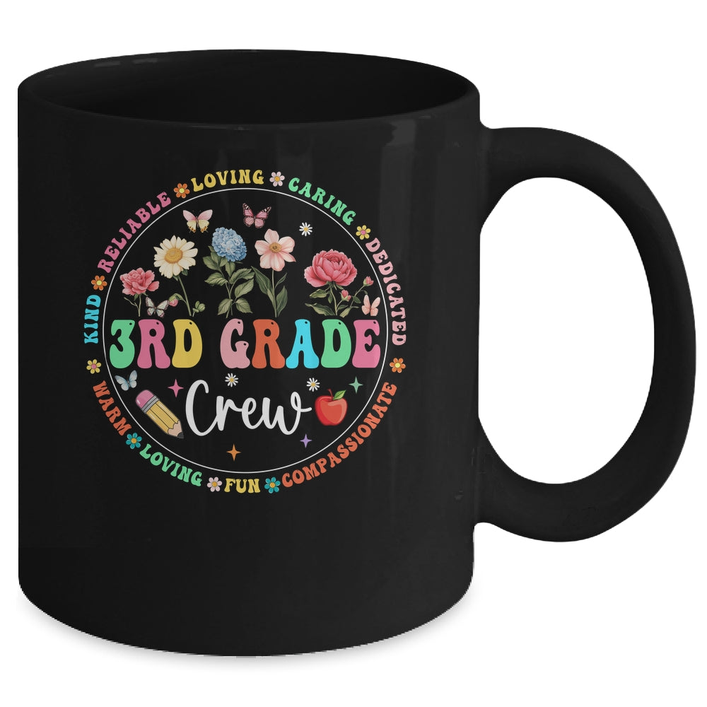 3rd Grade Crew Back To School Kindergarten Teacher Kids Mug | teecentury