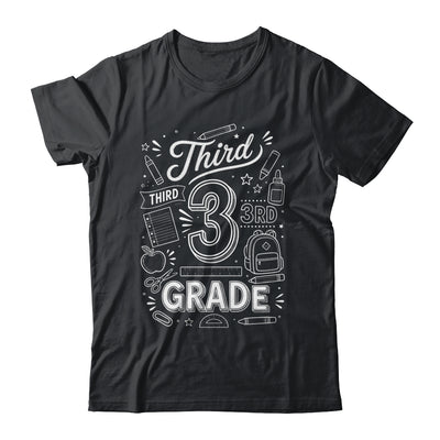 3rd Grade For Boys Back To School First Day Third Grade Shirt & Hoodie | teecentury