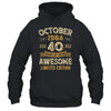 40 Years Awesome Vintage October 1984 40th Birthday Shirt & Hoodie | teecentury