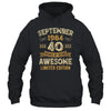 40 Years Awesome Vintage September 1984 40th Birthday Shirt & Hoodie | teecentury