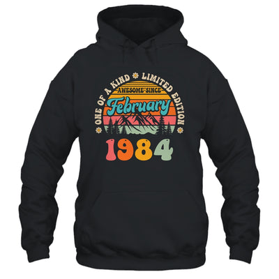 40 Years Old Awesome Since February 1984 40th Birthday Groovy Shirt & Tank Top | teecentury