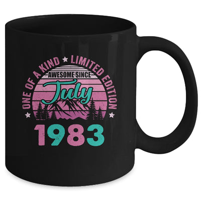 40 Years Old Awesome Since July 1983 40th Birthday Women Mug | teecentury