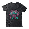 40 Years Old Awesome Since October 1983 40th Birthday Women Shirt & Tank Top | teecentury