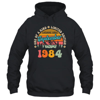 40 Years Old Awesome Since September 1984 40th Birthday Groovy Shirt & Tank Top | teecentury