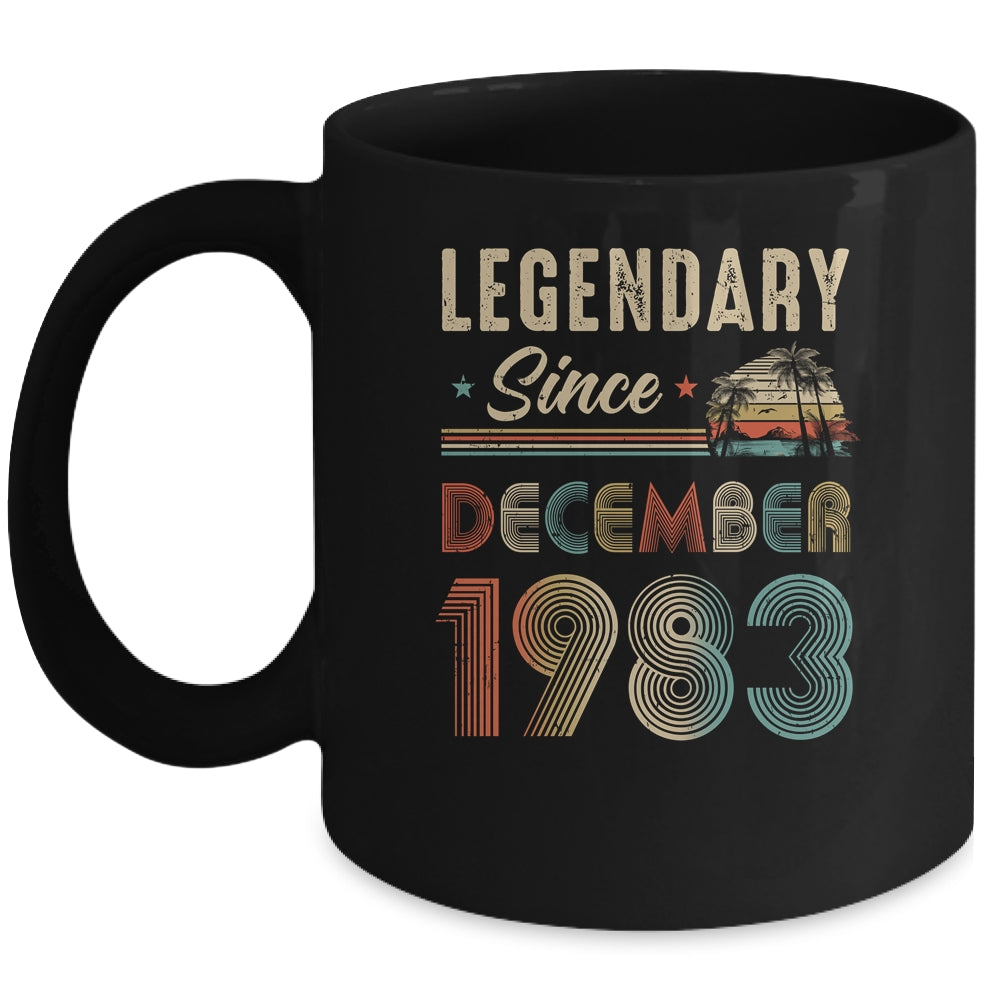40 Years Old Legendary Since December 1983 40th Birthday Mug | teecentury