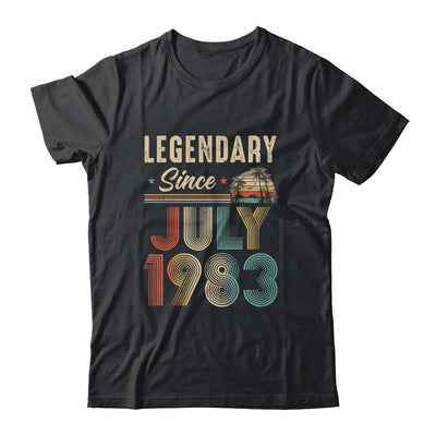 40 Years Old Legendary Since July 1983 40th Birthday Shirt & Hoodie | teecentury