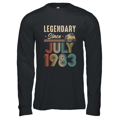 40 Years Old Legendary Since July 1983 40th Birthday Shirt & Hoodie | teecentury